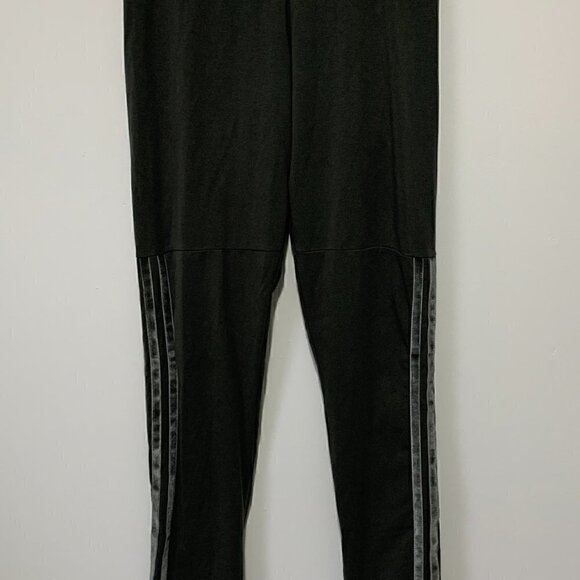 ADIDAS WOMEN W SID V3S TIGHT | ELASTIC | VELVETY STRIPES | SOFT VELOUR | ARMY GR - Picture 3 of 8